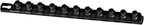 Ernst Manufacturing 13-Inch Magnetic Socket Organizer with 11 1/2-Inch Twist Lock Clips, Black (8425M-Black-1/2)