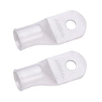 SELTERM 2pcs 4/0 AWG 5/16" Stud Tinned Copper Wire Lugs, Battery Cable Ends, Ring Terminals, 0000 Gauge Terminal Connectors, UL Marine Grade Electrical Connectors