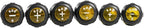 Klein Tools 85146 Screwdriver Set with Magnetizer / Demagnetizer for Magnetic Tips 3 Slotted, 3 Phillips, Home Improvement, 7-Piece