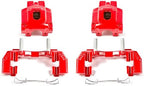 Power Stop Rear S4818 Pair of High-Temp Red Powder Coated Calipers For Jeep Grand Cherokee 1999-2004 [Model Specific]