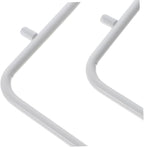COHEALI Heavy Duty Hardware Bracket Hook Set - 3 Pack White Metal Hooks for Pegboard Tool Organization Easy Installation for Garage and Home Use