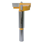 FivePears Forstner Drill Bit 3/8 inch Shank, 1-1/2 inch Cutting Diameter, Carbide Tipped Wood Hole Saw Auger Opener, Hole Opener Hinge Hole Cutter for Woodworking, Plastic, Plywood Products