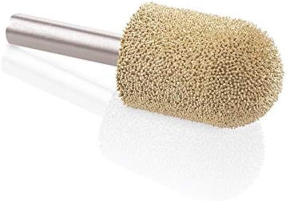 Kutzall Original Ball Nose Rotary Burr, 1⁄4" Shaft, Fine - Wood Carving Bit for Bosch, DeWalt, Milwaukee. Abrasive Tungsten Carbide, 3⁄4" (19mm) Dia. X 1-1⁄8" (28.5mm) Length, BN-34G