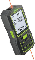 Dual Laser Measurement Tool, 525Ft/160M Bilateral Laser Distance Meter, Rechargeable Laser Measure with Ft/in/M Multiple Units, Angle Sensor, Pythagorean Mode, Area and Volume