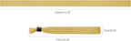 100 Pack Wrist Bands|Gold Wristbands for Events|Wristbands for Concerts Festival Admission Party|13.78” x 0.59”