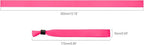 100 Pack Wrist Bands|Pink Wristbands for Events|Wristbands for Concerts Festival Admission Party|13.78” x 0.59”