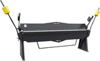 KAKA INDUSTRIAL Sheet Metal Brake, 100-Inch Heavy-Duty Metal Brake Bender, 12-Gauge Mild Steel Capacity Aluminum Brake, Floor Model Metal Break W-10012