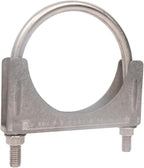 Universal 4 Inch Exhaust Clamp, Heavy Duty Stainless 4" U-Bolt Clamp