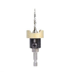 Amana Tool 55153 Carbide Tipped 82 Degree Countersink with Tapered Drill and Adjustable Depth Stop with No-Thrust BB 3/8 D x 5/32 Drill D x 1/4 Inch Quick Release Hex SHK