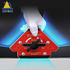 LISHUAI Unique Design On/Off Switch Strong Neodymium Arrow Welding Magnet/Magnetic Angle Welding Clamp 45 90 135 Degrees 92 LBS