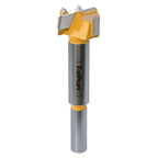 FIVEPEARS 1 Count 1 inch Carbide Tipped Forstner Drill Bit, 3/8 inch Shank, Wood, Plastic, Plywood Products