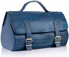 KomalC Premium Buffalo Leather Hanging Toiletry Bag Travel Dopp Kit