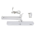 AmScope - 21W 84 LED Task Lamp on Articulating Arm with Table Clamp - LMP-84
