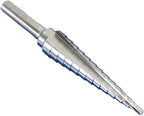 TEMO M35 Cobalt Double Flute Step Drill, 13 Size 1/8 Inch To 1/2 Inch, 1/4 Inch Shank