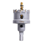 1-3/4" Carbide Hole Saw, Heavy Duty Metal Hole Cutter with Pilot Drill Bit for Cutting Stainless Steel, Metal Sheet and Aluminum Alloy (44mm | 1-3/4")