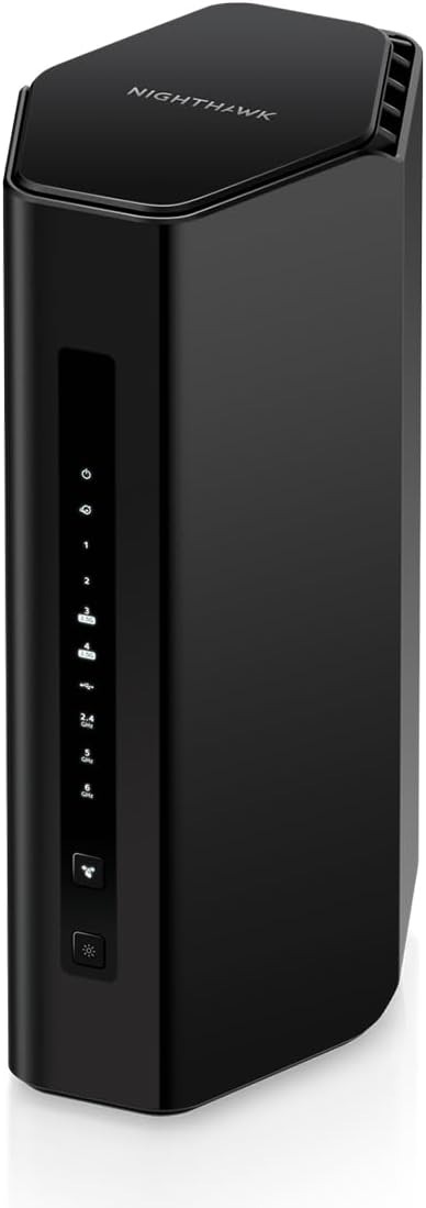 NETGEAR Nighthawk WiFi 7 Router (BE9300) – Security Features, 9.3Gbps Wireless Speed, 2.5 Gigabit Internet Port, Tri-Band Gaming Router, Covers 2,500 sq. ft., 100 Devices, Built-in VPN, USB 3.0