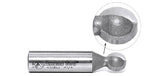 Amana Tool - AMS-557 4-Pc Carbide Tipped Ball End Router Bit Set 1/2" Shank