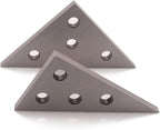2 PCS Solid Precision 30-60-90 Degree Angle and 45-45-90 Degree Angle Plates
