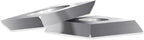 15mm Square Straight Carbide Cutters, for Woodturning Replacement Cutter Knives, Fits Spiral, Helical Planer Cutter, Wood Lathe Turning Tool, 10-Piece (15x15x2.5-30°(4R0.5))