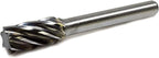 Benchmark Abrasives Ball Shape Premium Tungsten Carbide Burr with 1/4 Inch Shank Aluminum Cut Rotary Tool, Engraving Tool for Non-Metals Shaping Carving (SA-3NF)