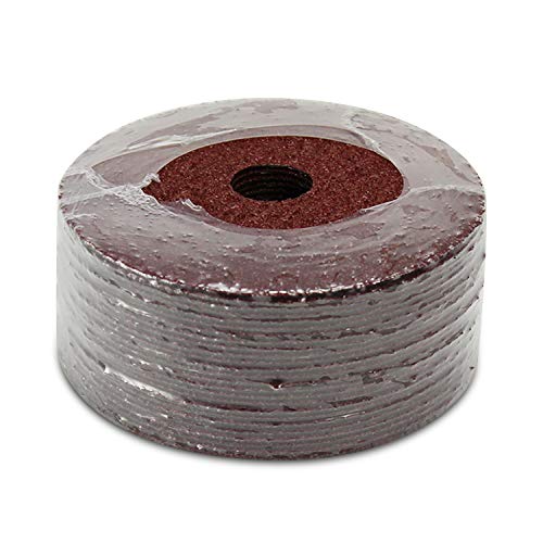 BHA Aluminum Oxide Resin Fiber Sanding and Grinding Discs, 4.5” x 7/8”, 24 Grit - 25 Pack