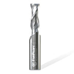 FivePears Up Cut Spiral Router Bit for CNC, 3/8 inch Cutting Diameter and 1-1/4 inch Cutting Length 1/2 inch Shank Carbide End Mill Router Bit for Wood Carving Engraving Grinding Grooving