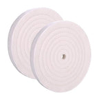 Buffing Polishing Wheel 10 inch Extra Thick Fine Cotton (70 Ply) for Bench Grinder with 3/4'' Arbor Hole,2 Pack