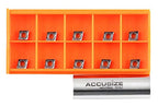 Accusize Industrial Tools CCGT21.51 BU810 Carbide Inserts for Cutting Aluminum, 10 Pc Set, 2000-1008x10