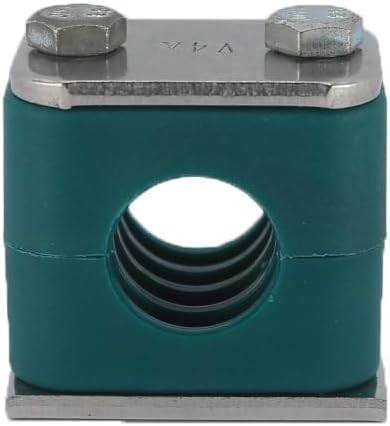 1/2" Tubeclo Standard Series Pipe Clamp, Polypropylene with Galv Plated Steel Hardware, Weld Mounting