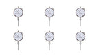 Accusize Industrial Tools 0-1'' by 0.001'' Dial Indicators, P900-S102, 6 Units