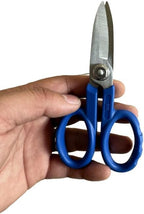 Elfcam® - 10 Pack Kevlar Fiber Optic Scissors, Super Multi Scissors Carbon Alloy Steel, Serrated Blade, Made by Nusharp, Set of 10