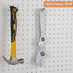 Pegboard Hooks,50-Pack,4 Inch L Shape Small Galvanized Pegboard Hooks Suitable for 1/8 and 1/4 inch pegboard,Metal Pegboard Hooks for Garage,Office,Kitchen,Store