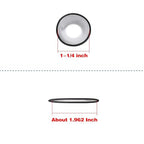 XHF UL Listed 20 FT 1-1/4" Heat Shrink Tubing Roll 2:1,Electrical Industrial Shrink Tube for Wire Insulation, RoHS Compliant Black