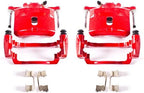 Power Stop Front S2658 Pair of High-Temp Red Powder Coated Calipers for Acura EL 2001-2005, Honda Civic 2001-2005 [Model Specific]
