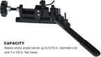 KAKA INDUSTRIAL Mini Universal Bender MUB-1 | Hardened Steel Wire and Flat Metal Bender | 5/16 inch Rod, 1x1/8 inch Flat