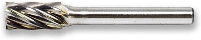 Benchmark Abrasives Ball Shape Premium Tungsten Carbide Burr with 1/4 Inch Shank Aluminum Cut Rotary Tool, Engraving Tool for Non-Metals Shaping Carving (SB-3NF)