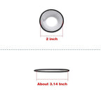 XHF UL Listed 82 FT 2" Heat Shrink Tubing Roll 2:1,Electrical Industrial Shrink Tube for Wire Insulation Compliant Black