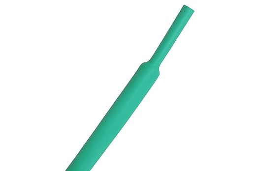 Kable Kontrol Heat Shrink Tubing - 1-1/2” Inch - 10' Ft Long, Green Polyolefin - 2:1 Industrial Shrink Tube & Cable Sleeve for Electrical Wire Insulation - Rated for 600 V
