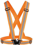 Reflective Vest Running Gear 2Pack, High Visibility Adjustable Safety Ves for Night Cycling,Hiking, Jogging,Dog Walking