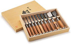 Fujikawa Okyo Japanese Chisel Set, 10-Piece