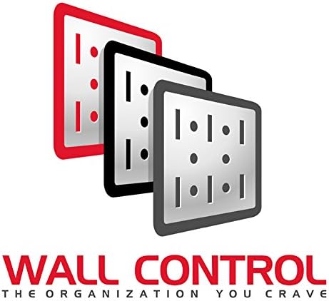 Wall Control Pegboard 32in x 16in Yellow Metal Pegboard Tool Board Panel