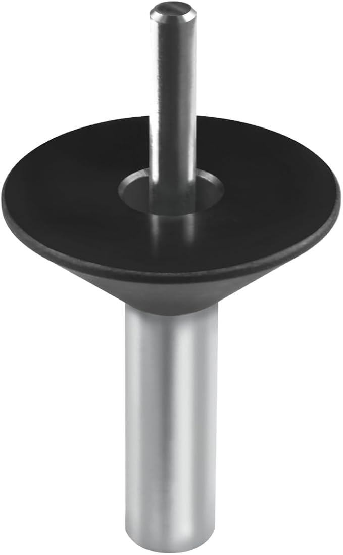 POWERTEC Router Centering Pin and Cone Set for Porter Cable Style Router Sub Bases with 1/2" & 1/4" Ends, Calibrate Router Base Plates, Centering Template Guides on Routers Tool & Accessories - 71833