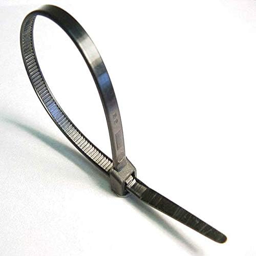 SYD 4 Inch length, 18lb Small size Self Locking Nylon Cable Zip Ties -1000 Piece (Black)