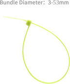 XINGO 1000 PCS Apple Green Zip Ties 8 Inch, 60 LBS Tensile Strength-Heavy Duty, Self-Locking Nylon Plastic Nylon Wire Ties for Indoor and Outdoor Use