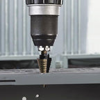 Step Drill Bit Set 5PCS, Step Drill Bit for Metal Plastic Aluminum Iron Stainless Steel Wood, High Speed Steel Titanium Coated Cone Drill Bits