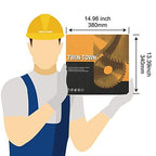 TWIN-TOWN 12-Inch 80-Tooth ATB Fine Finish Wood Cutting Circular Saw Blade, 1 Inch Arbor, Compatible with Table and Miter Saws, Premium Quality Woodworking Saw Blade