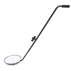 12-Inch LED Vehicle Inspection Mirror with 9 Lights,35" - 47" Retractable Extension Mirror for Car Undercarriage, Truck & Equipment Inspection, with Carrying Case