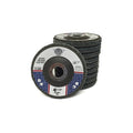 Benchmark Abrasives 4.5" x 7/8" Premium Zirconia Type 29 Flap Discs 4 1/2 for Angle Grinder, Sanding Discs, Finishing - Grinding Wheels 4 1/2 inch (100 Pack) - 80 Grit