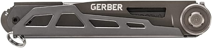 Gerber Gear Armbar Slim Cut, Pocket Knife, Multitool with Scissors, Baltic Haze