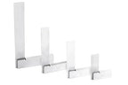 PEC Tools Machinist Square Precision Engineer Wide Seat Square 90 Right Angle Ground Hardened Steel Angle Ruler 3 x 2-1/2 Inch, Suitable for Woodworking and Precision Layout Work